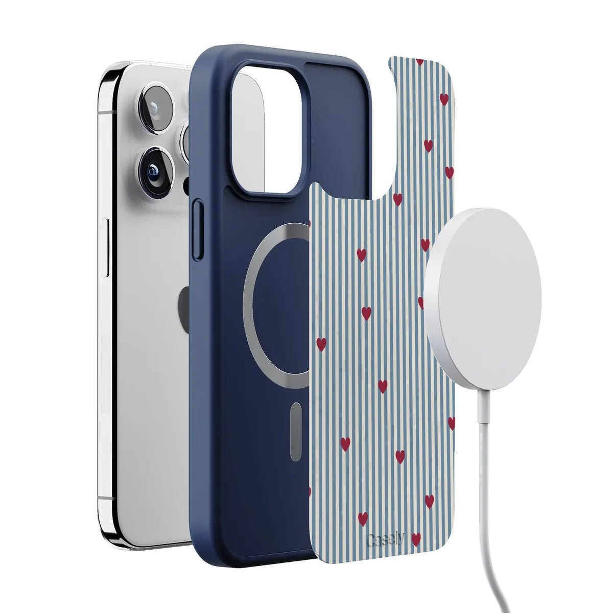 Love Lines | Blue Stripes Case
