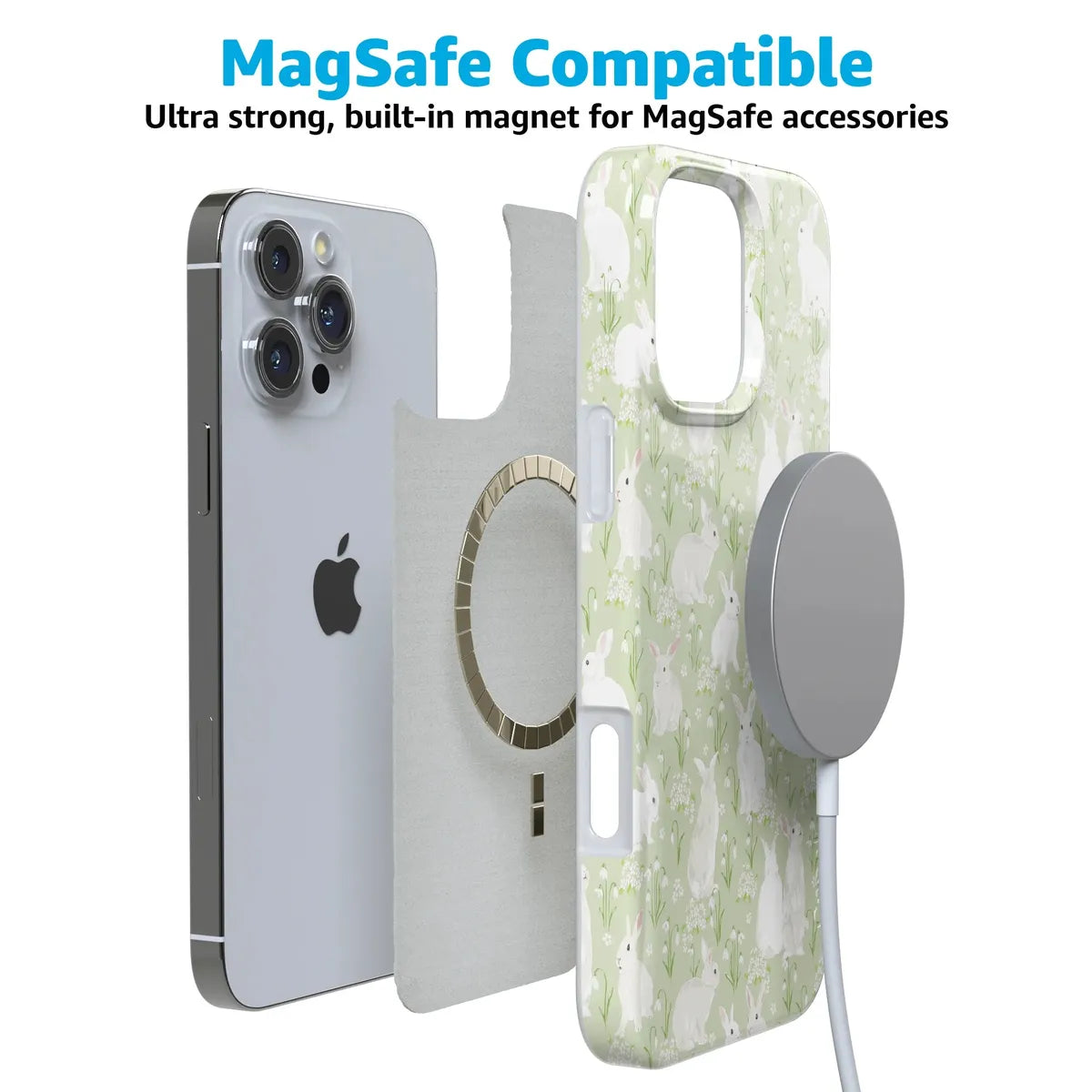 Hop to it | Green Bunny Case