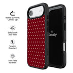 On the Dot | Maroon Polka Dot Case