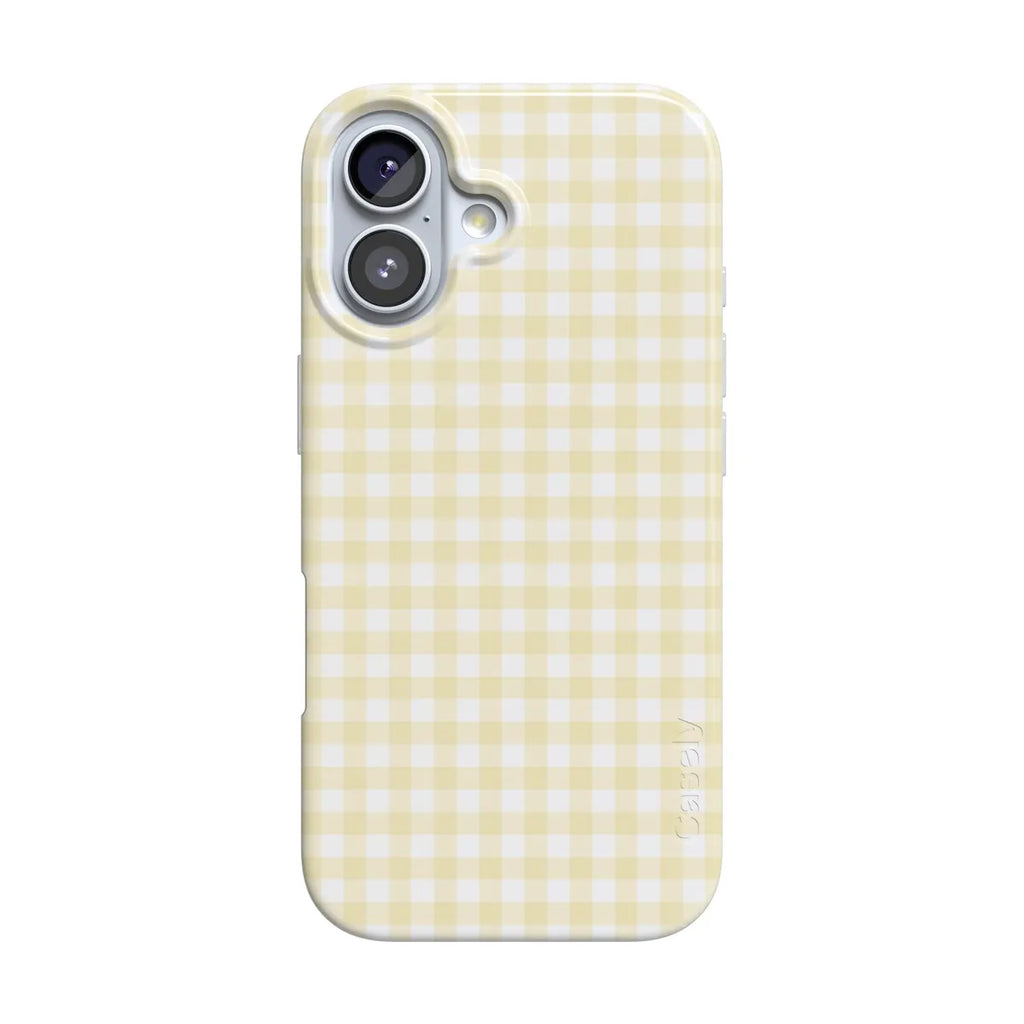Pastel Picnic | Yellow Gingham Case