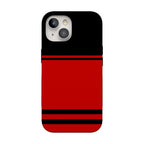 Storm Warning | Black & Red Stripes Case