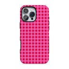 Sweet Jam | Hot Pink Gingham Case