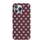 Spotted in SoHo | Burgundy Polka Dot Case