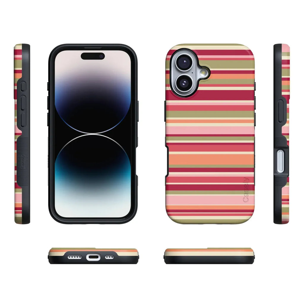 Citrus Stripes | Poolside Print Case