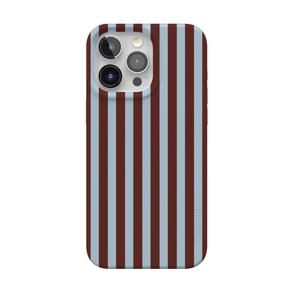 Sunday in Brooklyn | Blue Stripes Case
