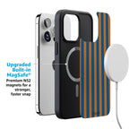 Go New York | Blue & Orange Stripes Case