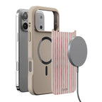 Pretty in Pastel | Blush Stripes Case