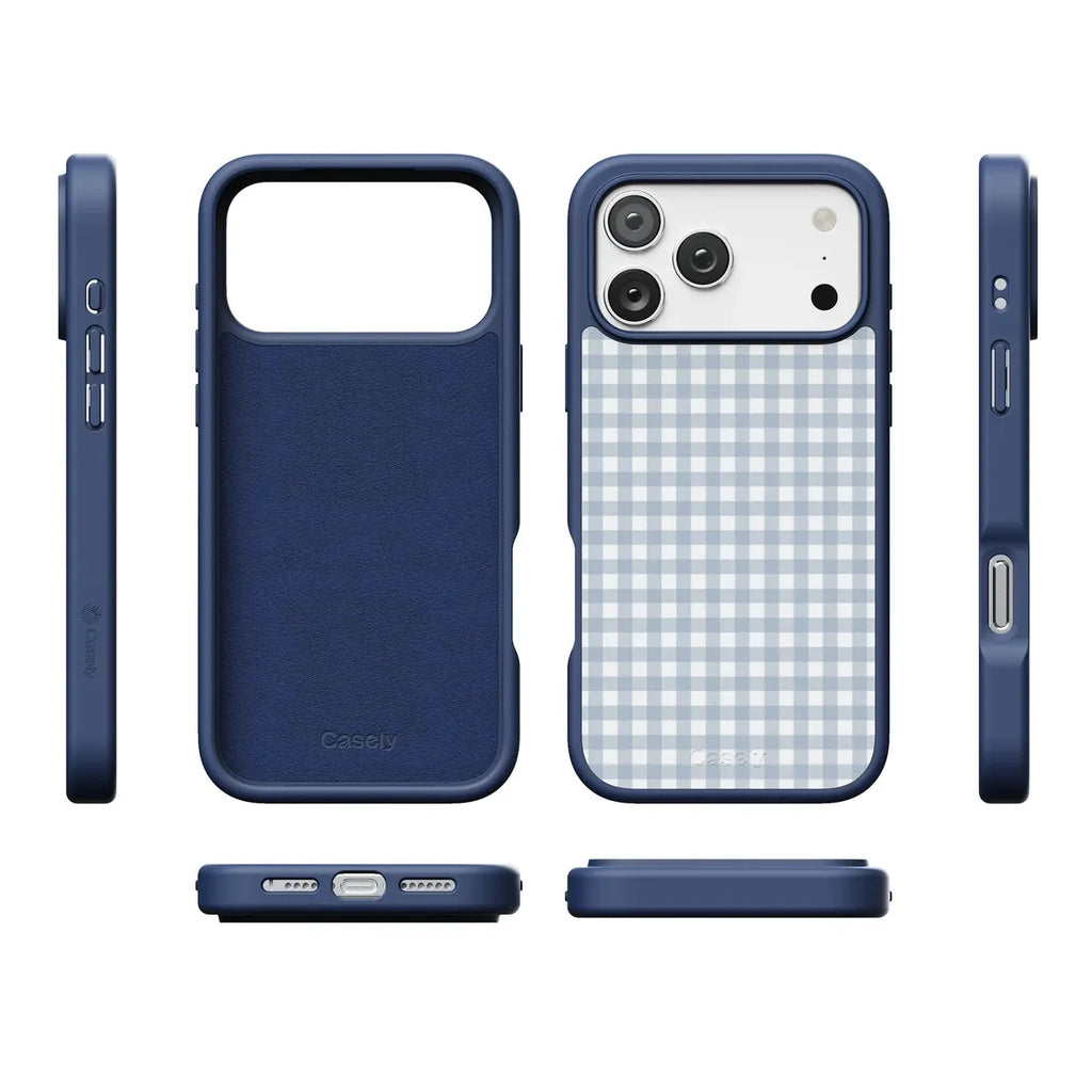 Pastel Picnic | Blue Gingham Case