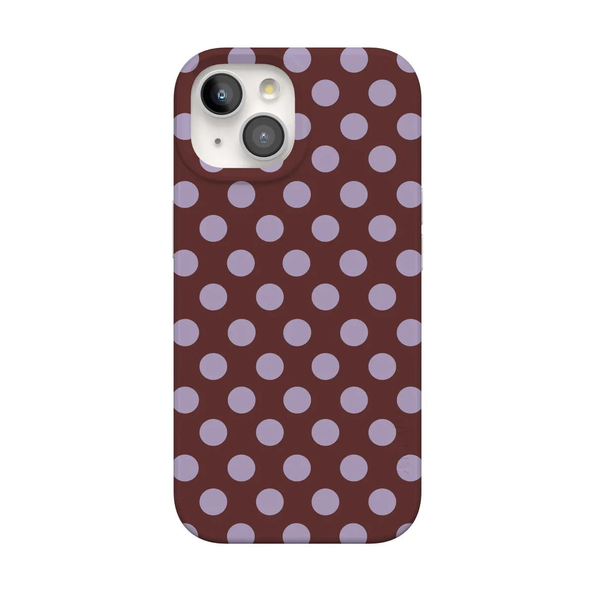 Spotted in SoHo | Burgundy Polka Dot Case