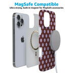 Spotted in SoHo | Burgundy Polka Dot Case