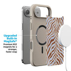 Untamed | Brown & Blue Zebra Case