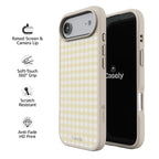 Pastel Picnic | Yellow Gingham Case