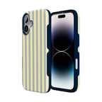 Coastline Stripes | Blue & Yellow Case