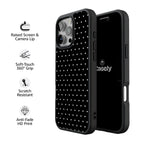 On the Dot | White Polka Dot Case