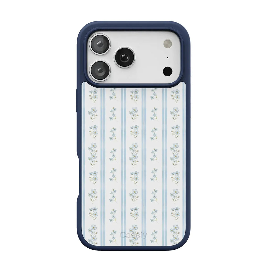 Cottage Stripe | Blue Floral Case