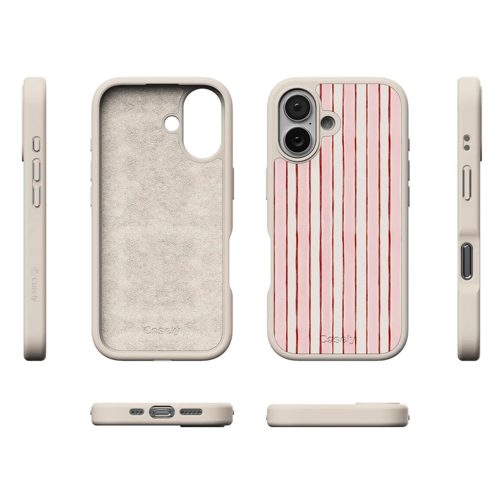 Pretty in Pastel | Blush Stripes Case
