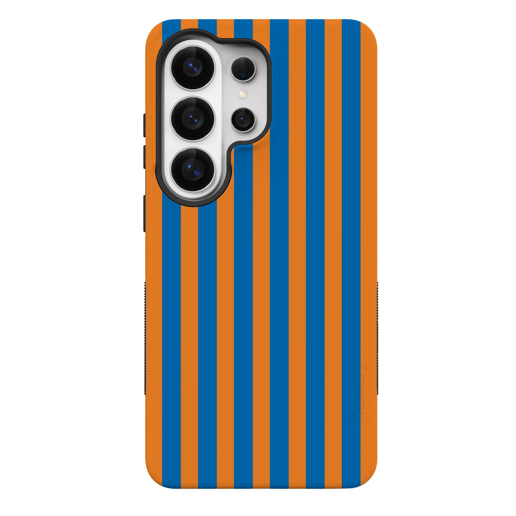 Go New York | Blue & Orange Stripes Case