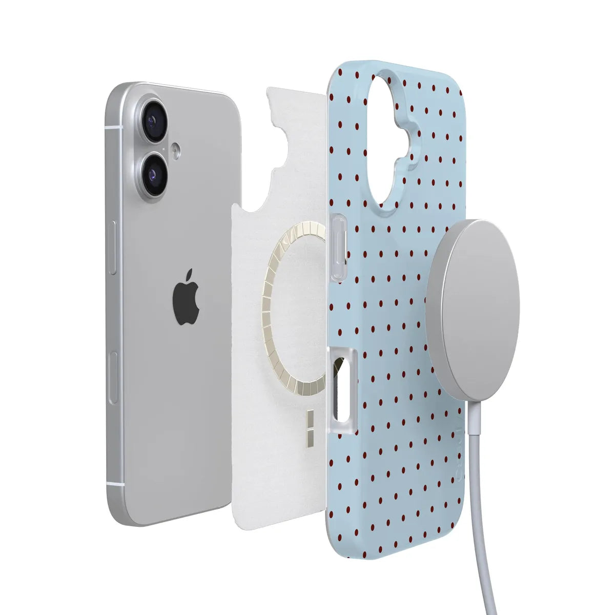 On the Dot | Blue Polka Dot Case