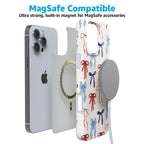 American Girlie | Red White & Blue Bows Case