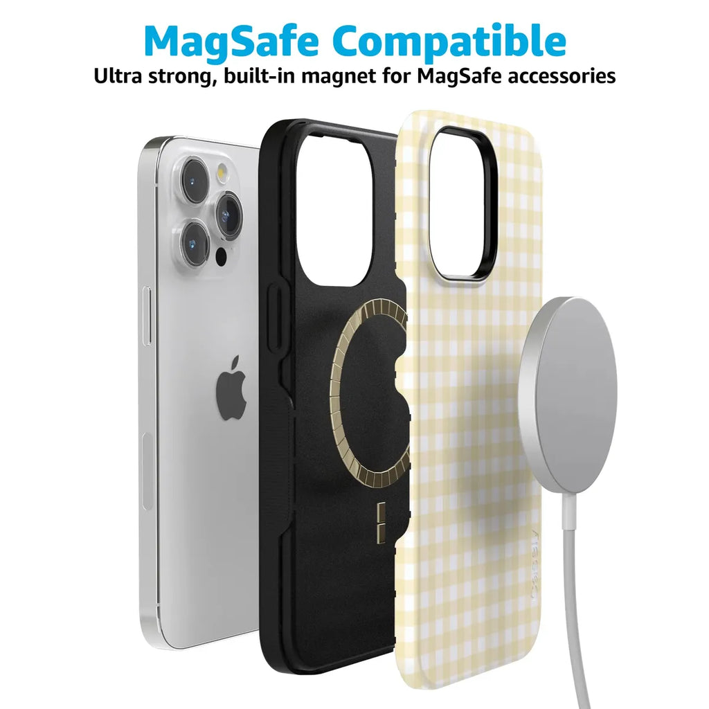 Pastel Picnic | Yellow Gingham Case