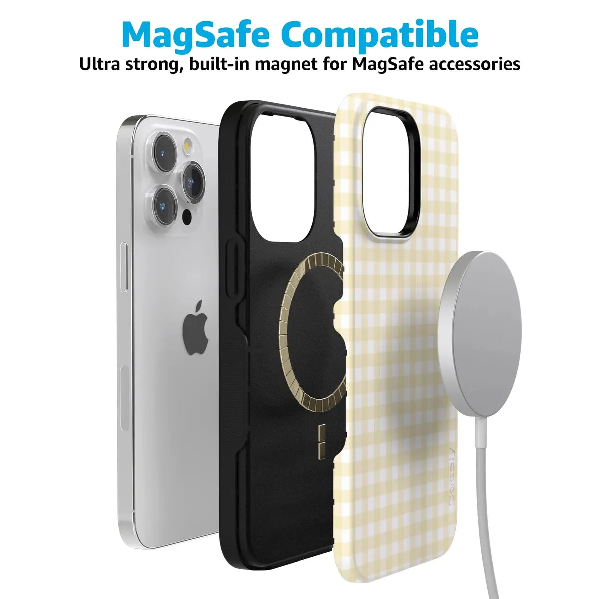 Pastel Picnic | Yellow Gingham Case