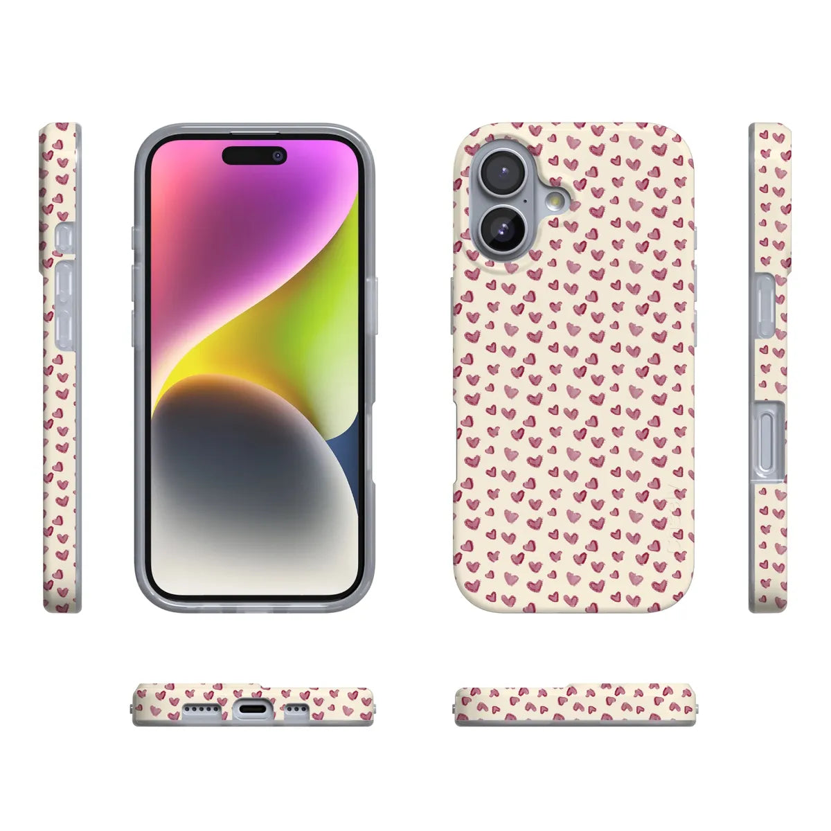 Lovebug | Mauve Hearts Case