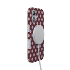 Spotted in SoHo | Burgundy Polka Dot Case