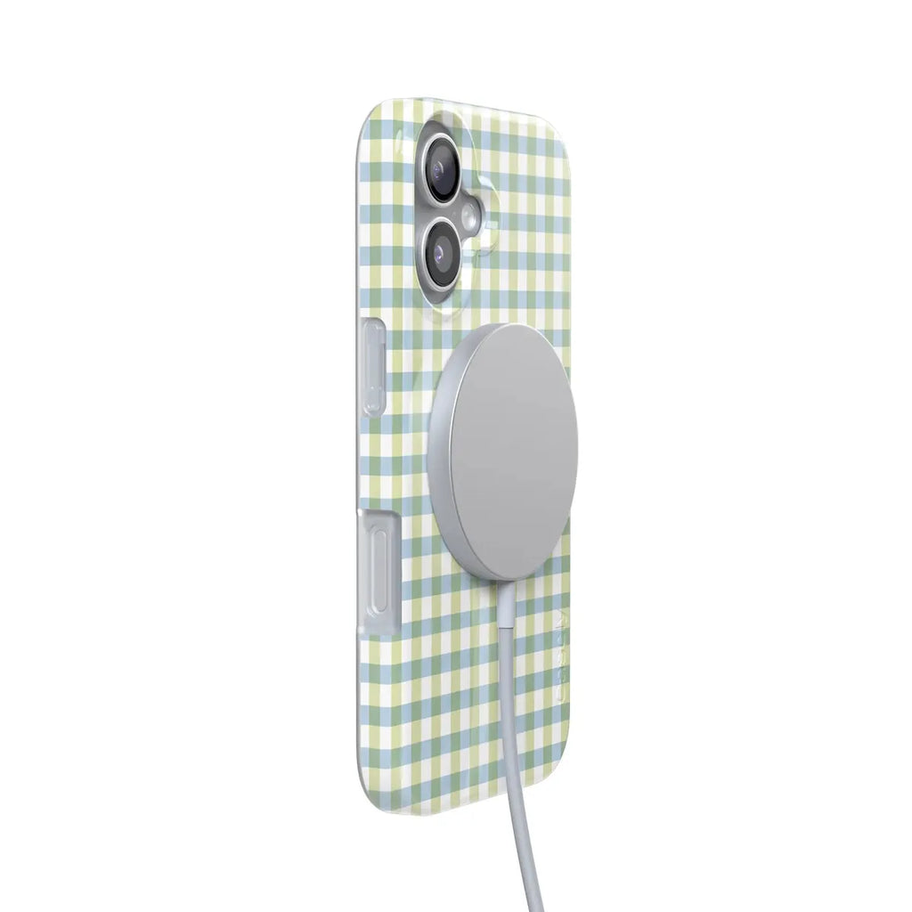 Pastel Picnic | Blue & Green Gingham Case