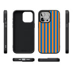 Go New York | Blue & Orange Stripes Case