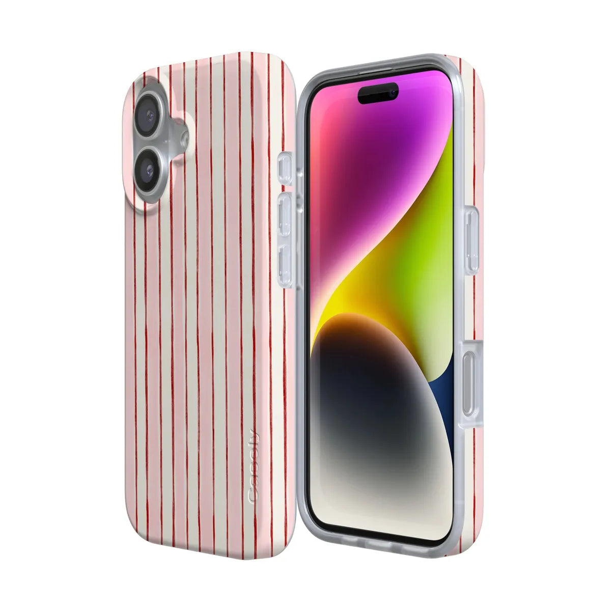 Pretty in Pastel | Blush Stripes Case