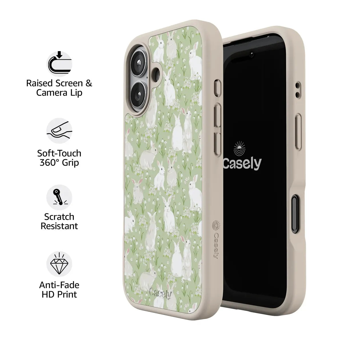 Hop to it | Green Bunny Case