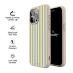 Coastline Stripes | Blue & Yellow Case