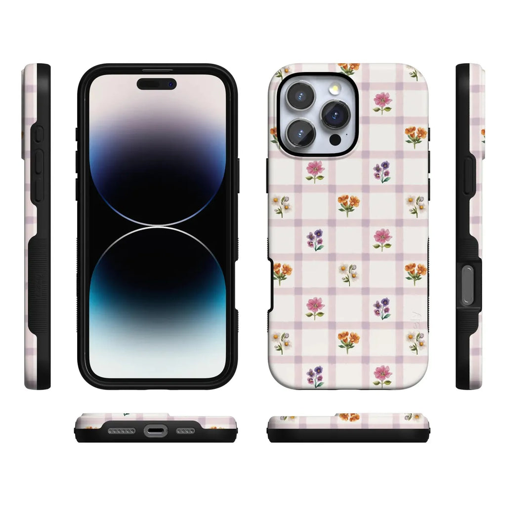 Meadow Check | Floral Gingham Case
