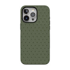 On the Dot | Olive Green Polka Dot Case
