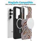 Untamed | Brown & Blue Zebra Case