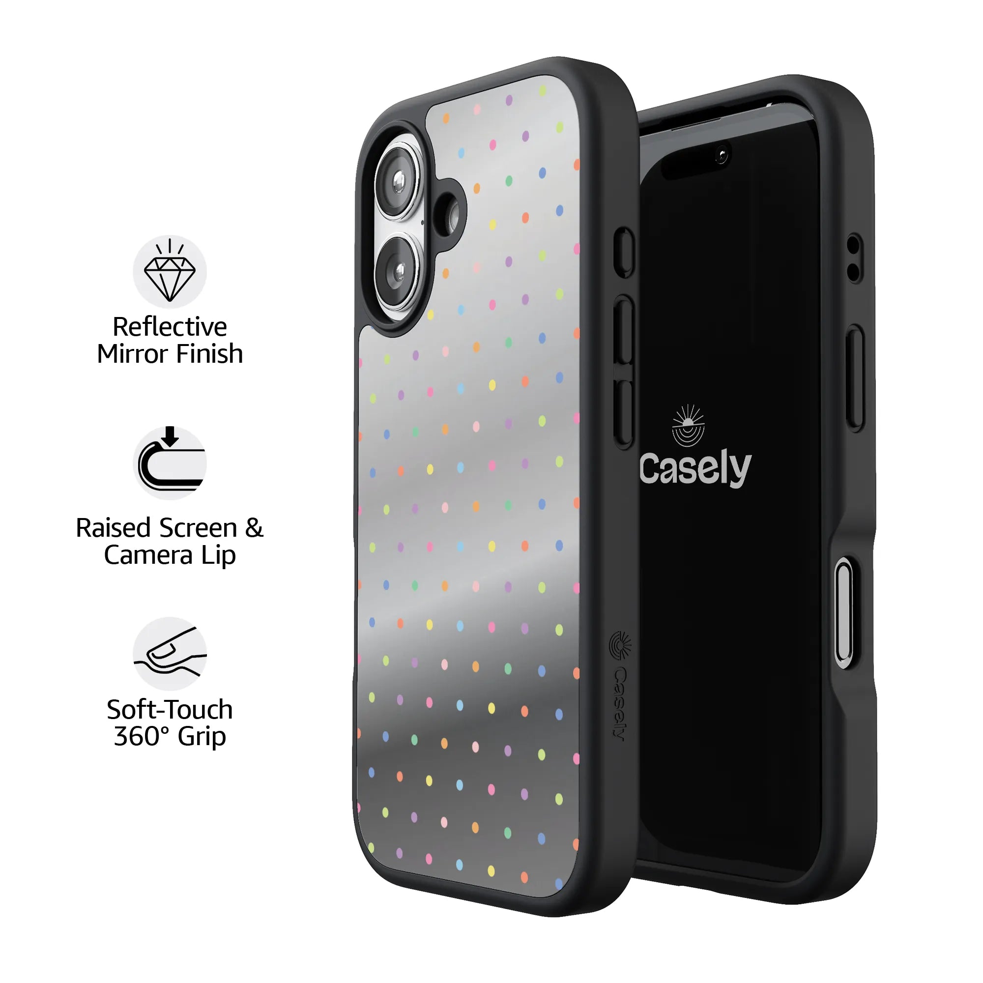 On the Dot | Rainbow Polka Dot Case