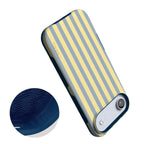 Coastline Stripes | Blue & Yellow Case