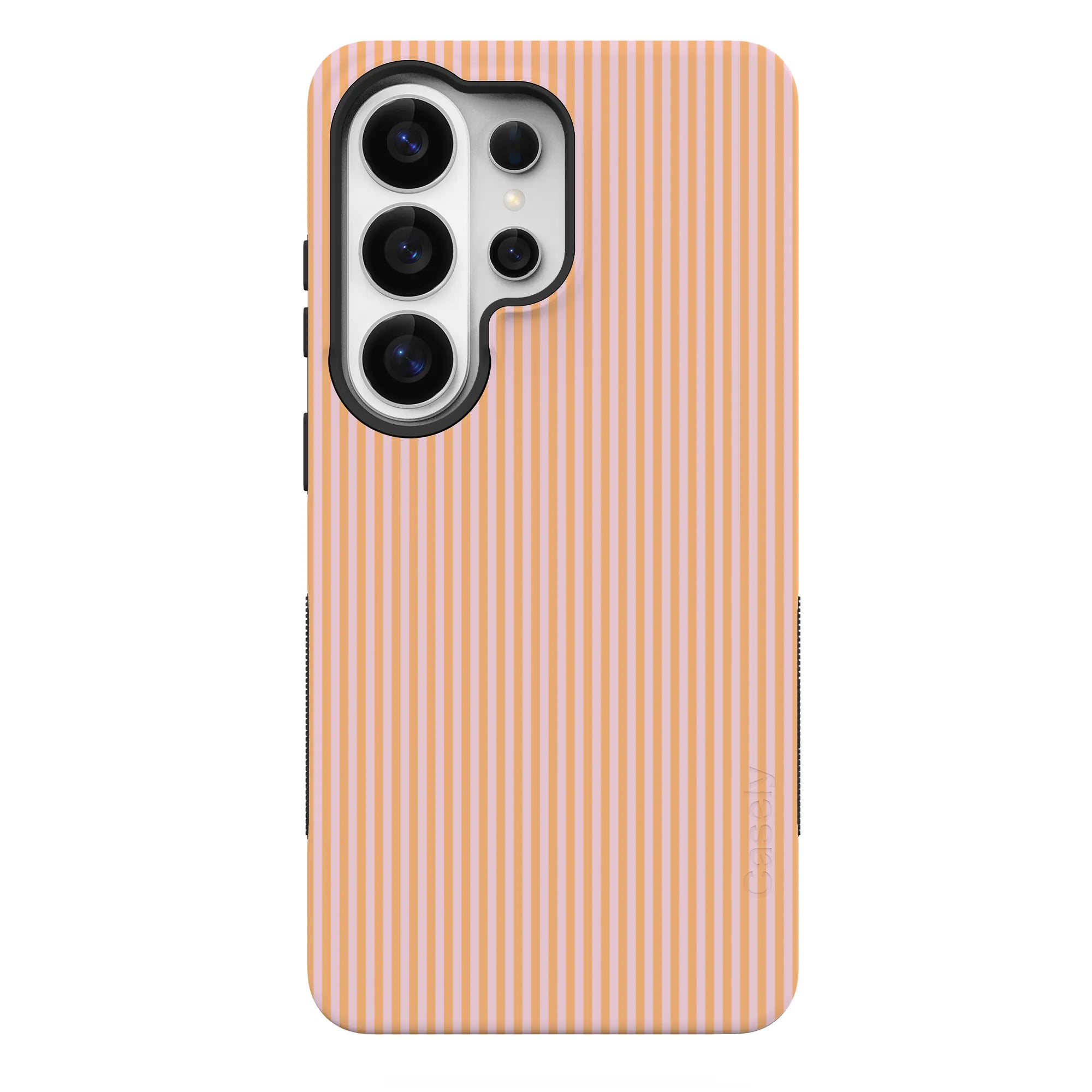 Stripes and the City | Orange & Pink Pinstripe Case