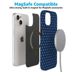 On the Dot | Navy Polka Dot Case