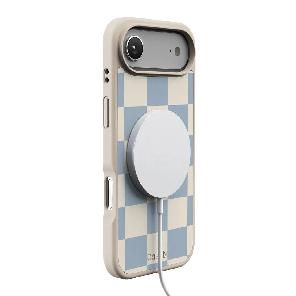 Fit Check | Light Blue Checkerboard Case