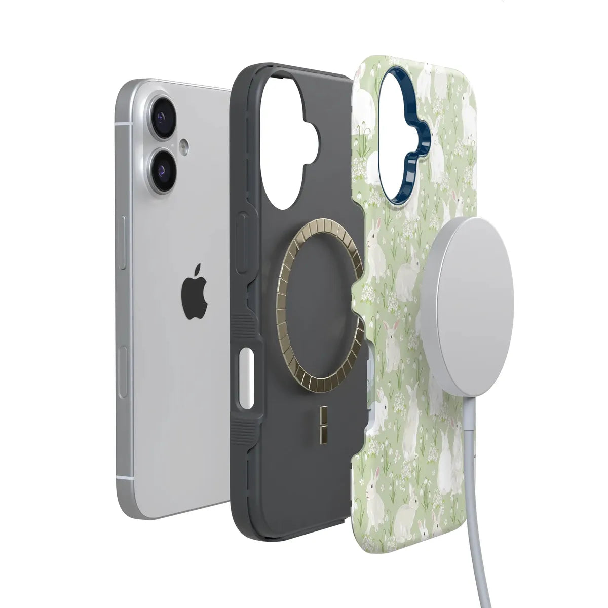 Hop to it | Green Bunny Case