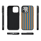 Go New York | Blue & Orange Stripes Case