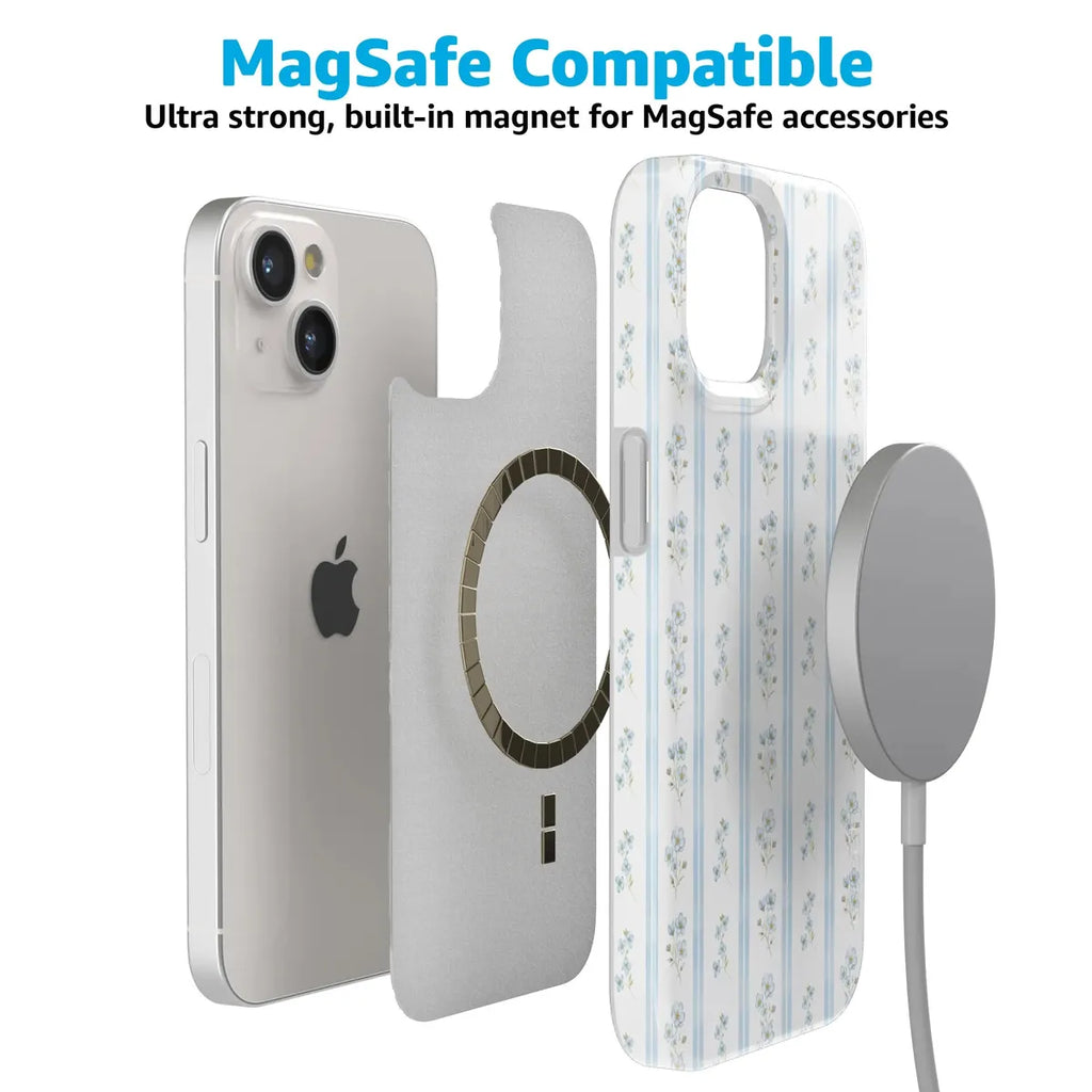 Cottage Stripe | Blue Floral Case