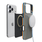 Go New York | Blue & Orange Stripes Case