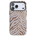 Untamed | Brown & Blue Zebra Case
