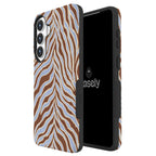 Untamed | Brown & Blue Zebra Case