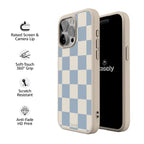 Fit Check | Light Blue Checkerboard Case