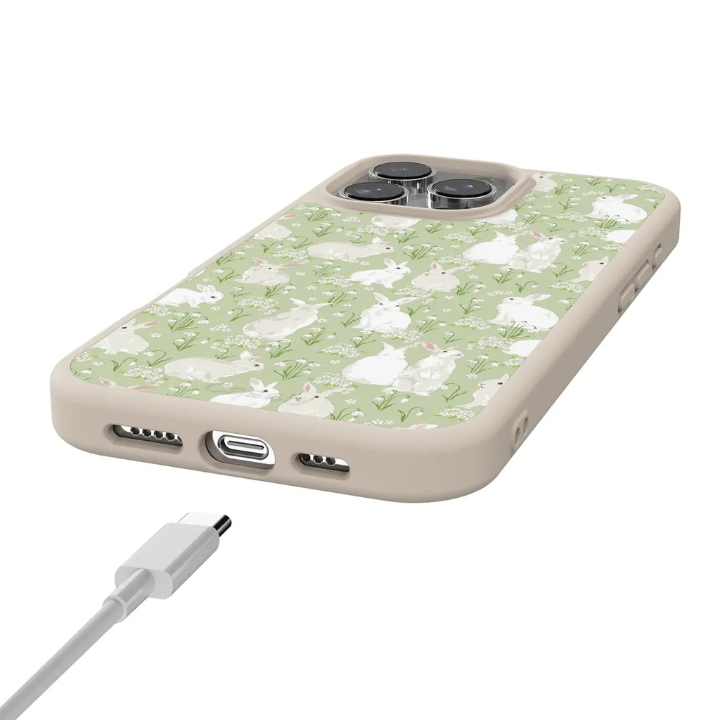 Hop to it | Green Bunny Case