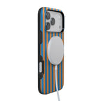 Go New York | Blue & Orange Stripes Case