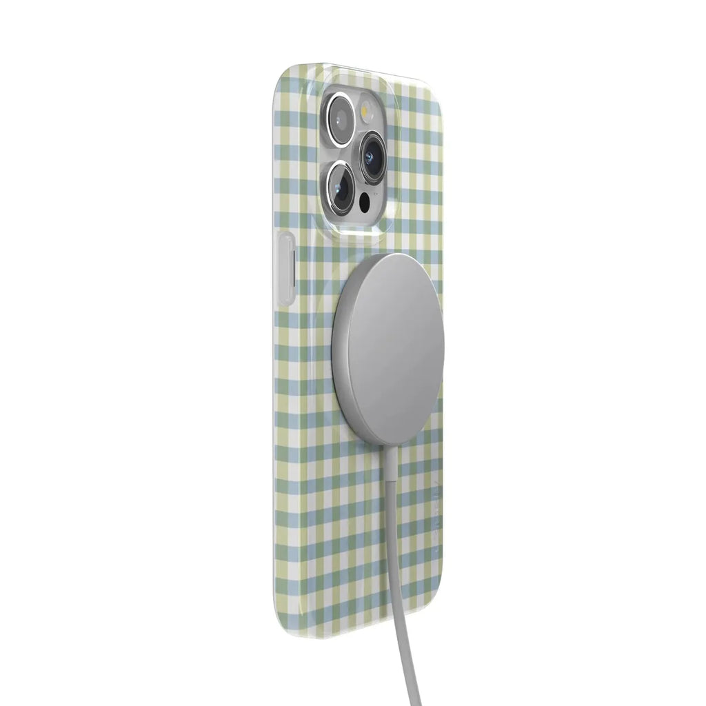 Pastel Picnic | Blue & Green Gingham Case